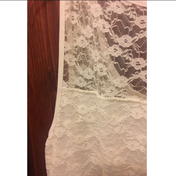 White plus size dress - Picture 5 of 5